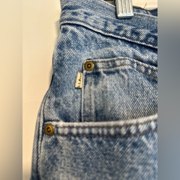 Vintage LL Bean Fleece Lined Size 34 x 33 Double L Jeans Classic Fit Pants. - Picture 10 of 15